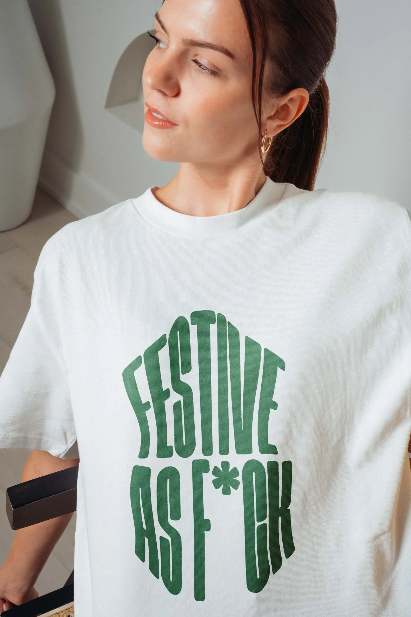 Festive as F*ck! Oversized T-Shirt