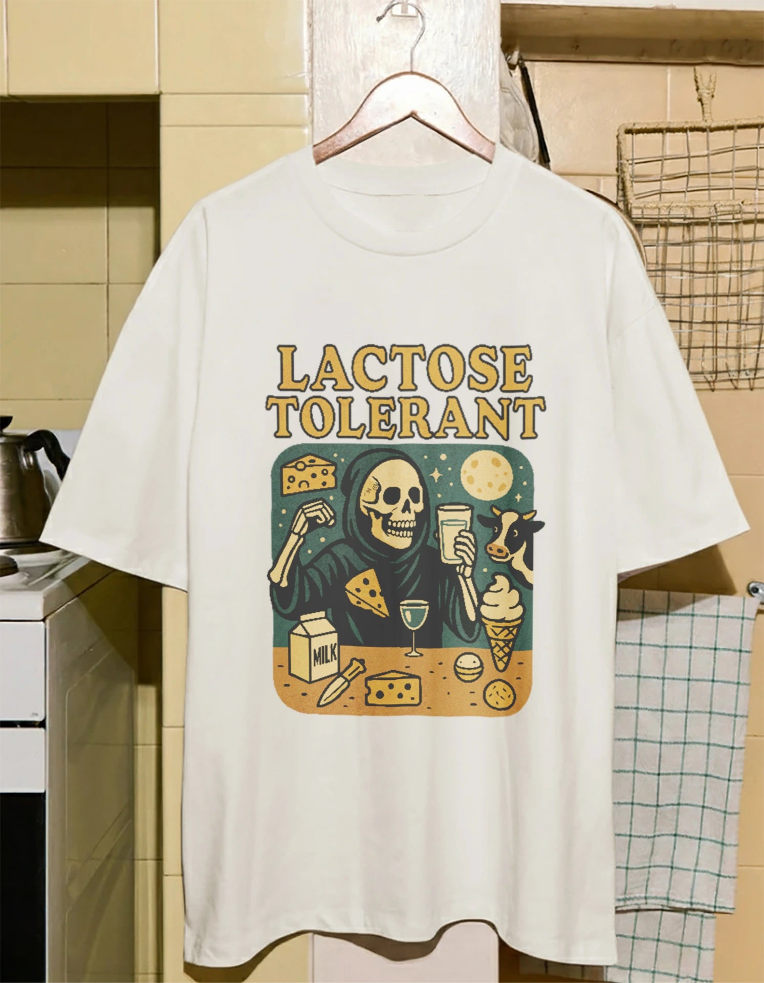 Lactose Tolerant! Women's Oversized T-Shirt