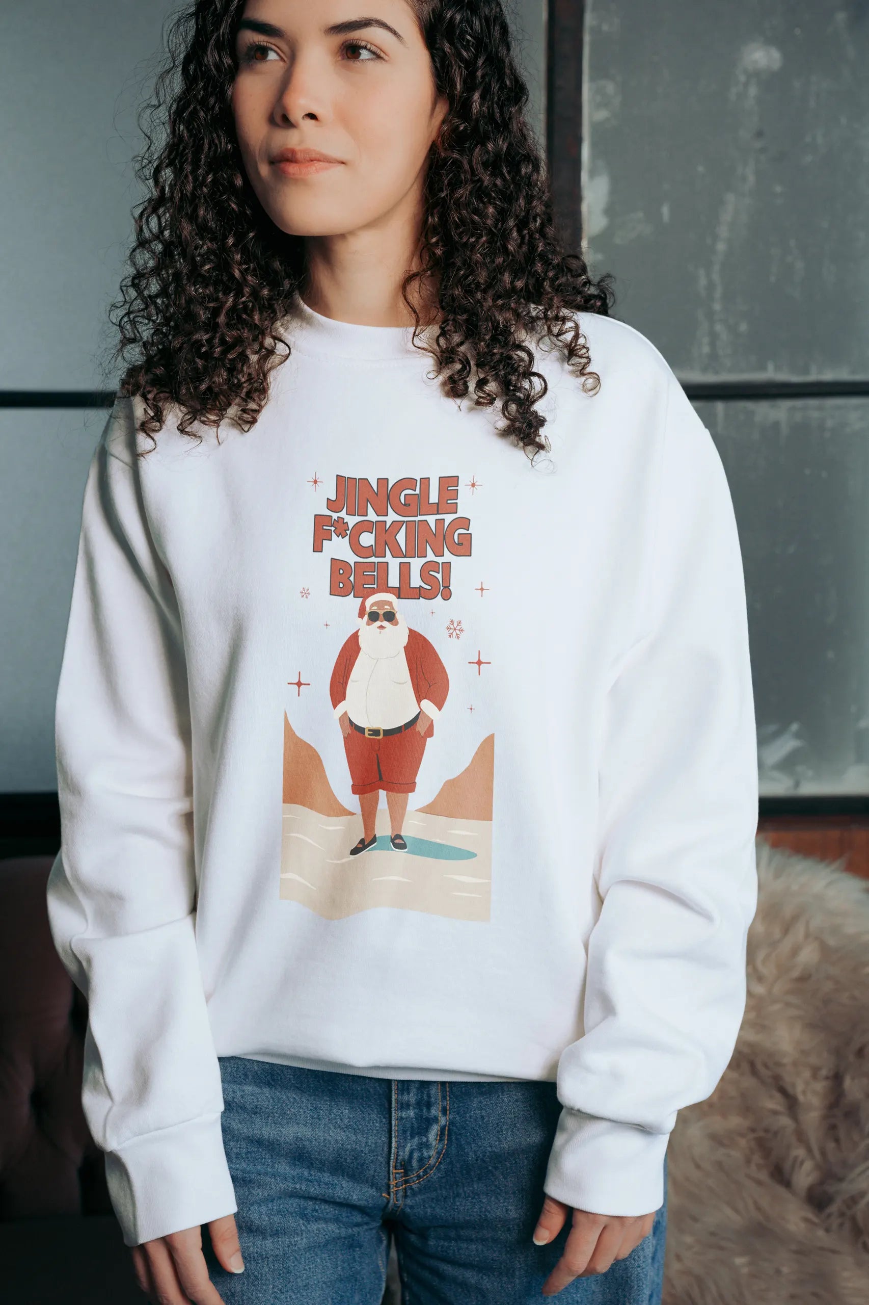 Jingle F*cking Bells! Santa Sweatshirt