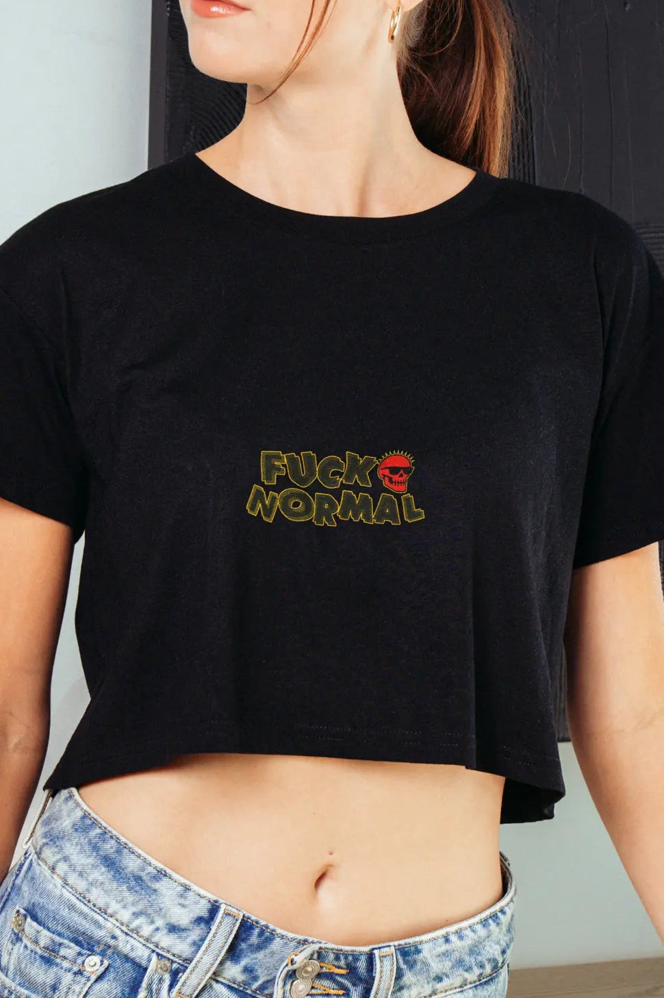 Fuck Normal! Crop Tee