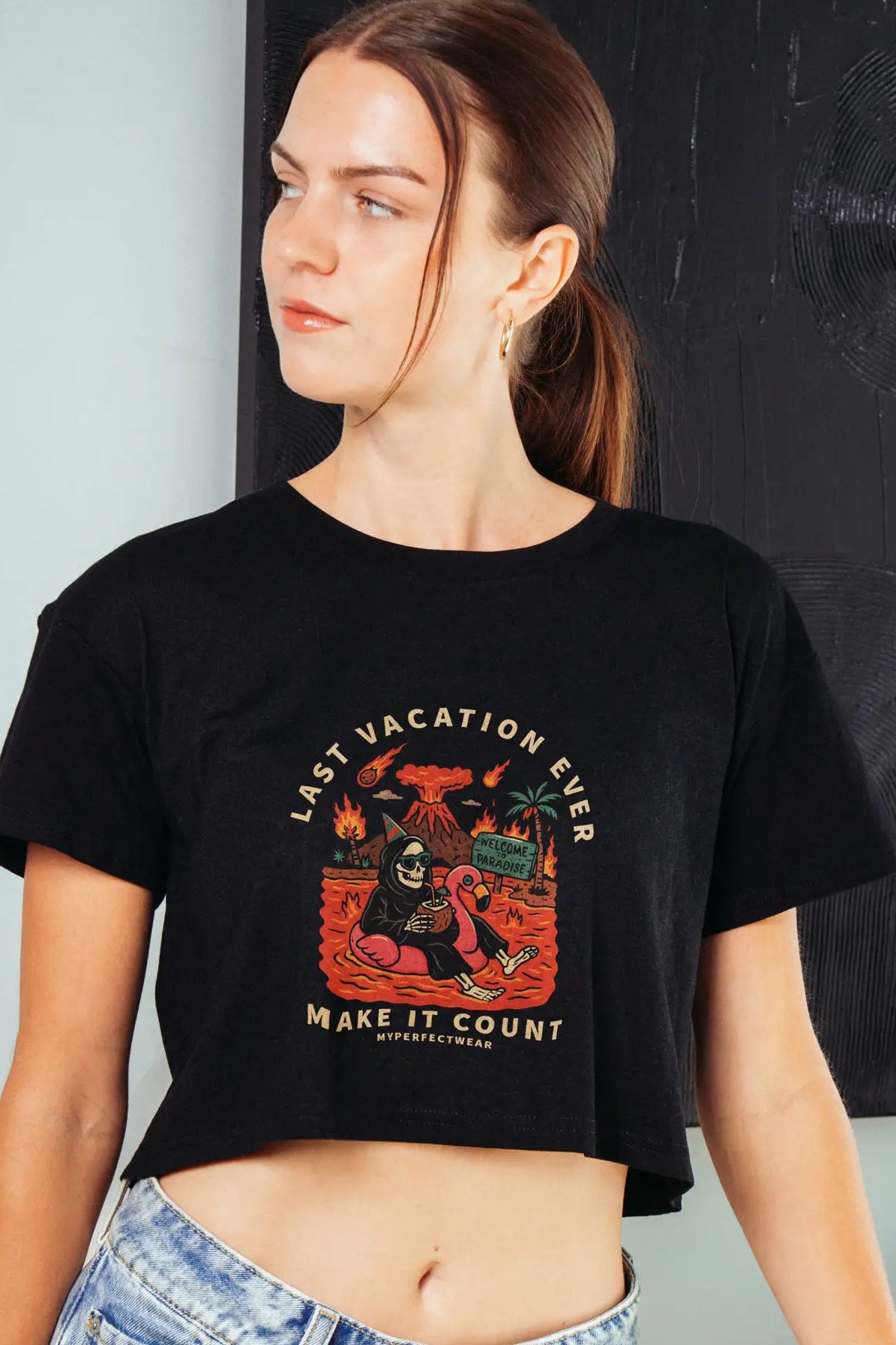 Last Vacation Ever! Crop Tee