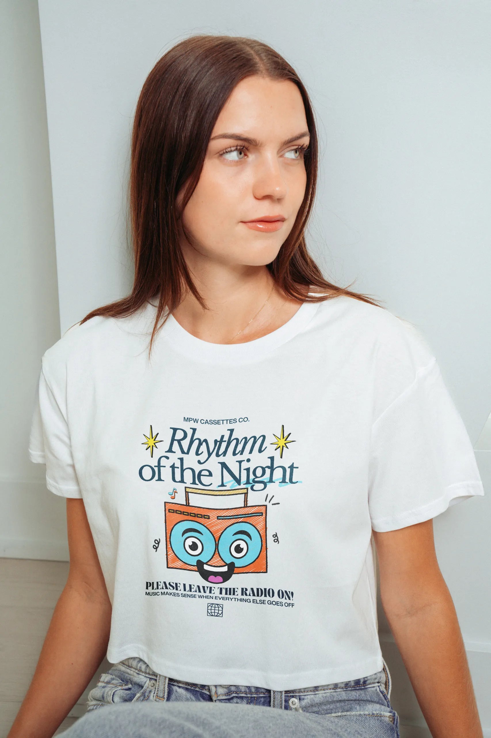 Rhythm of the Night! Crop Tee