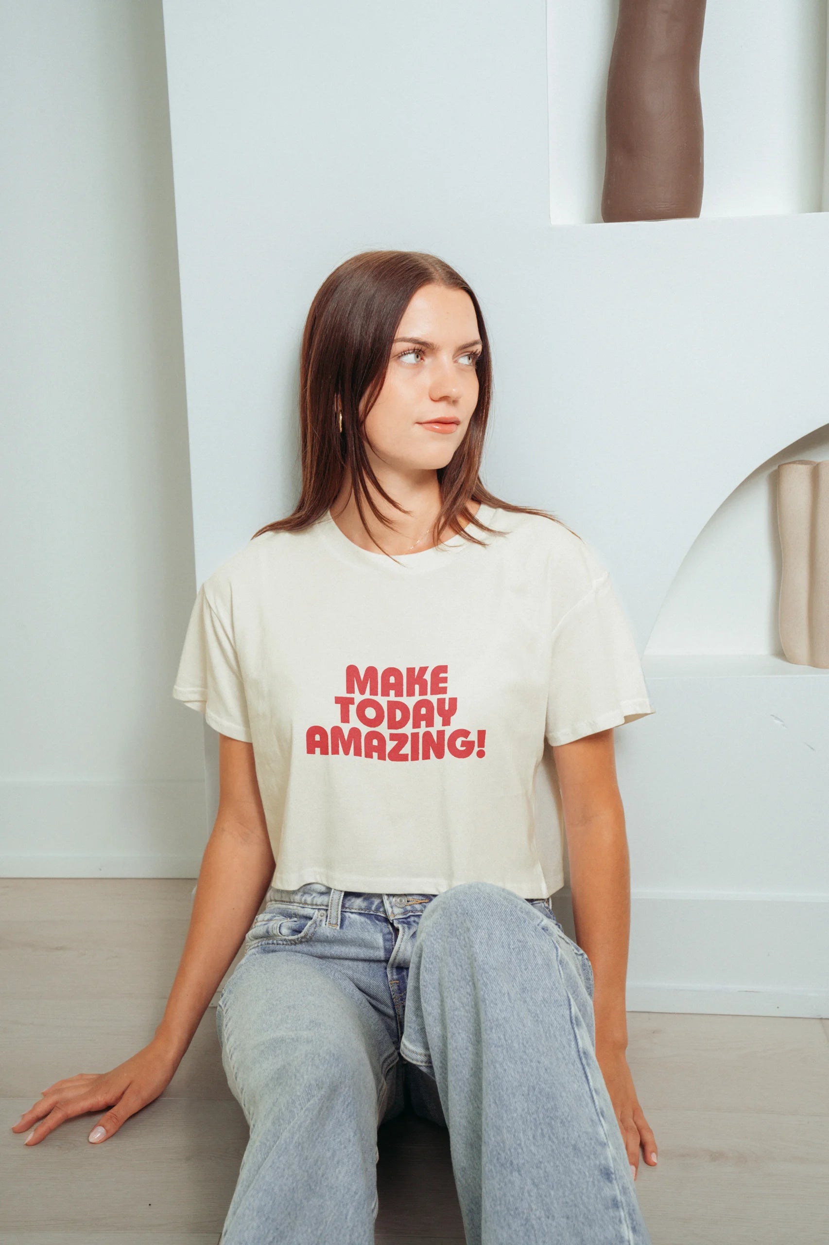 Make Today Amazing! Crop Tee