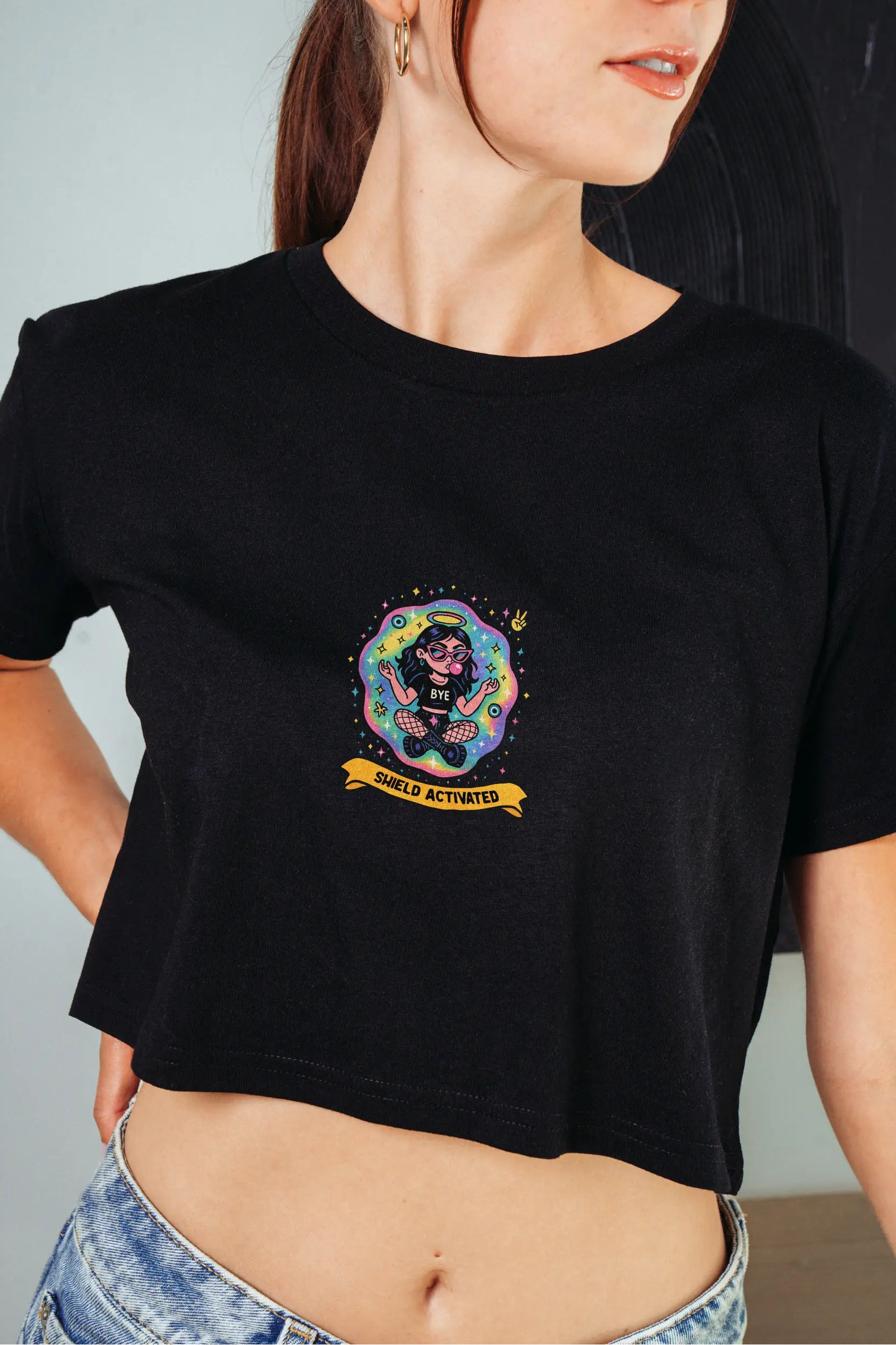 My Aura Repels Bullshit! Crop Tee