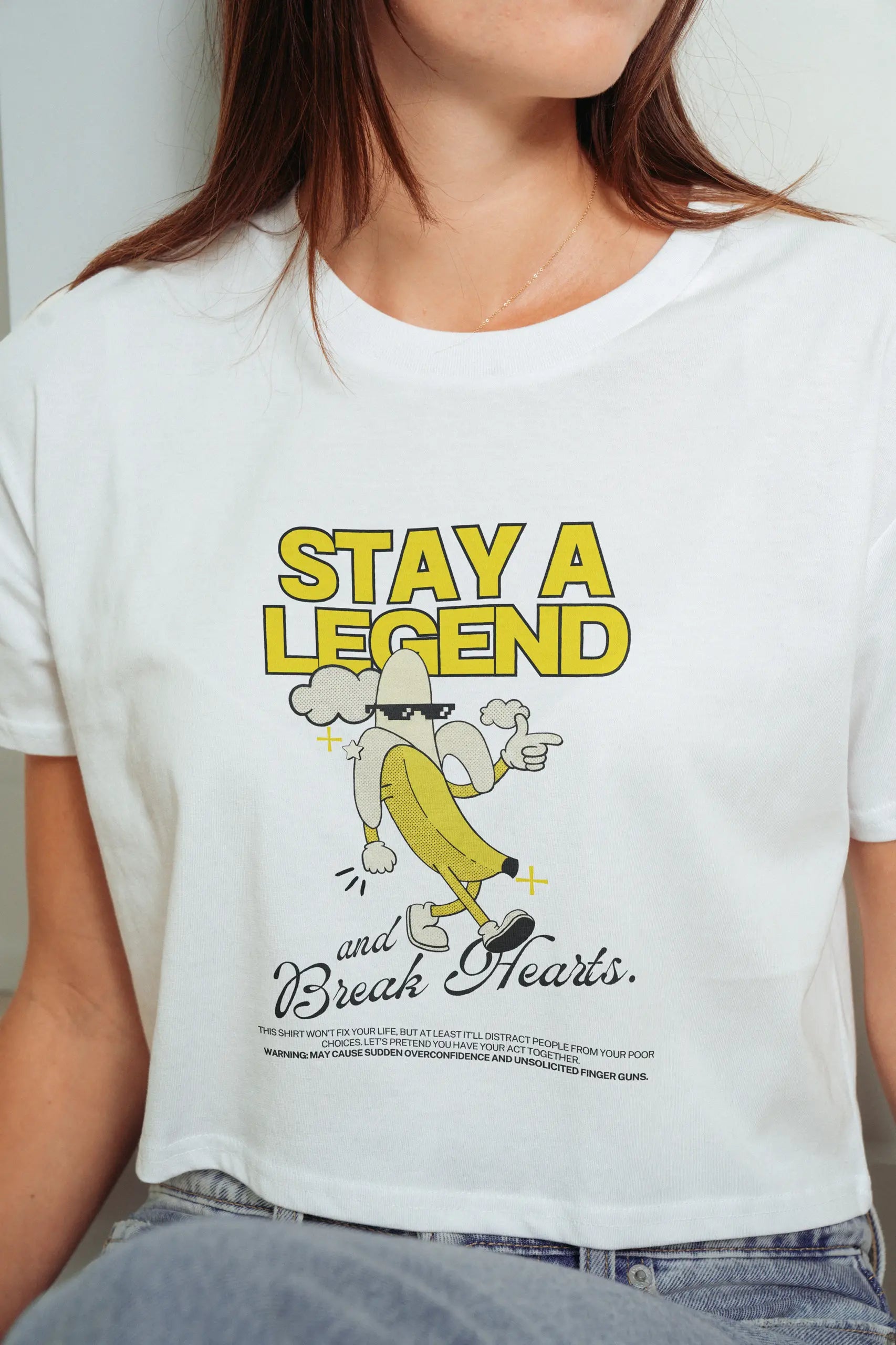 Stay a Legend! Crop Tee