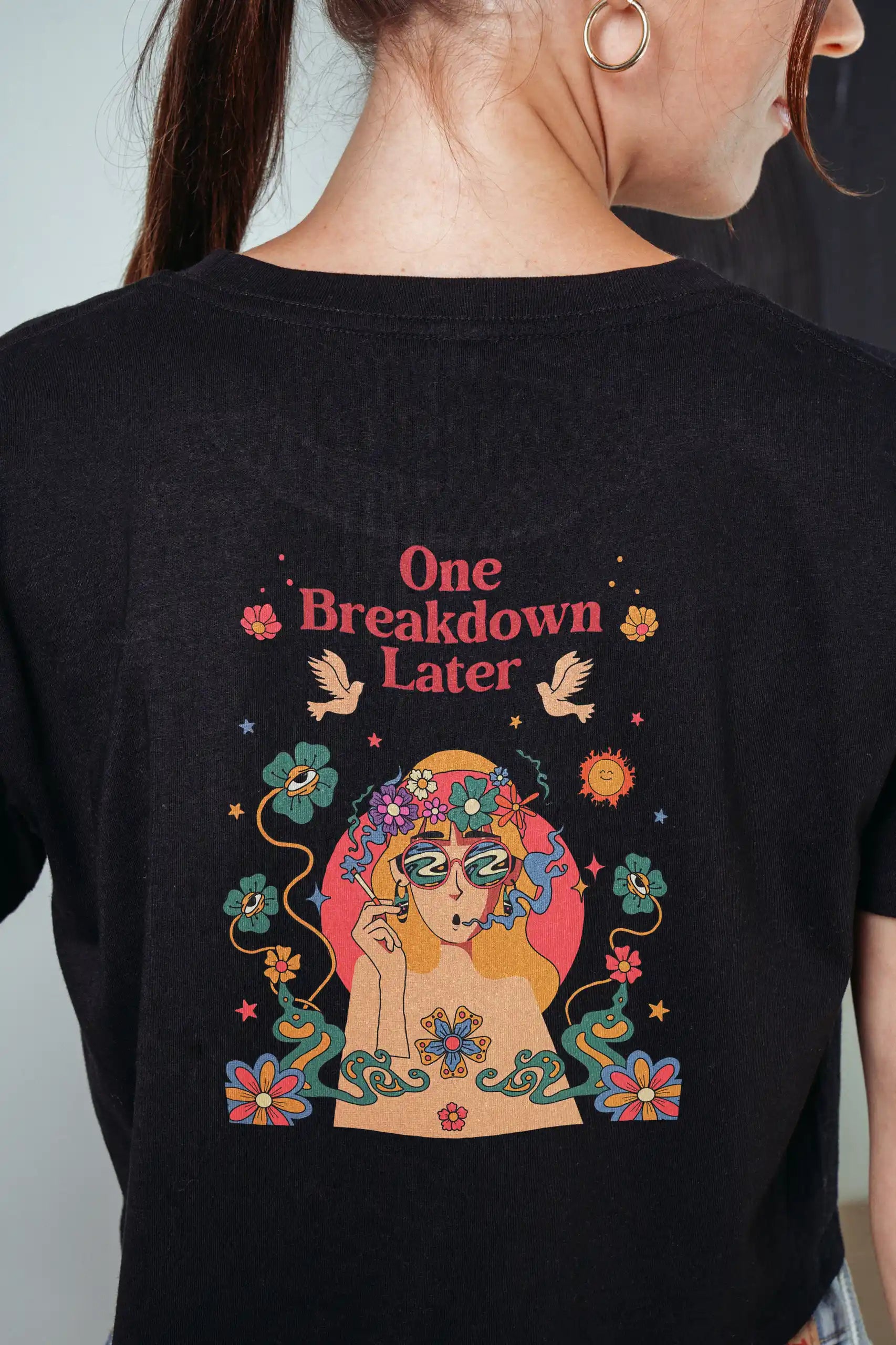 One Breakdown Later! Crop Tee
