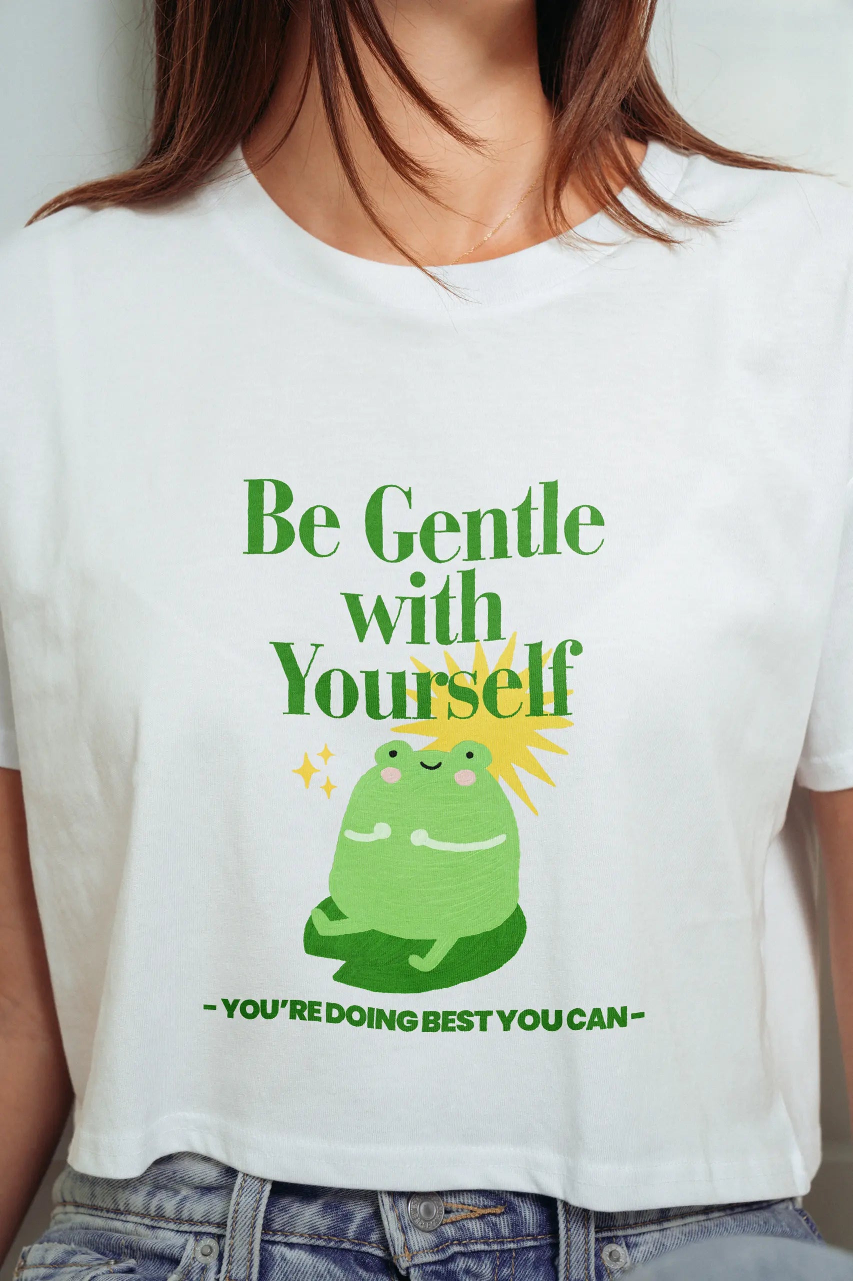 Be Gentle! Crop Tee