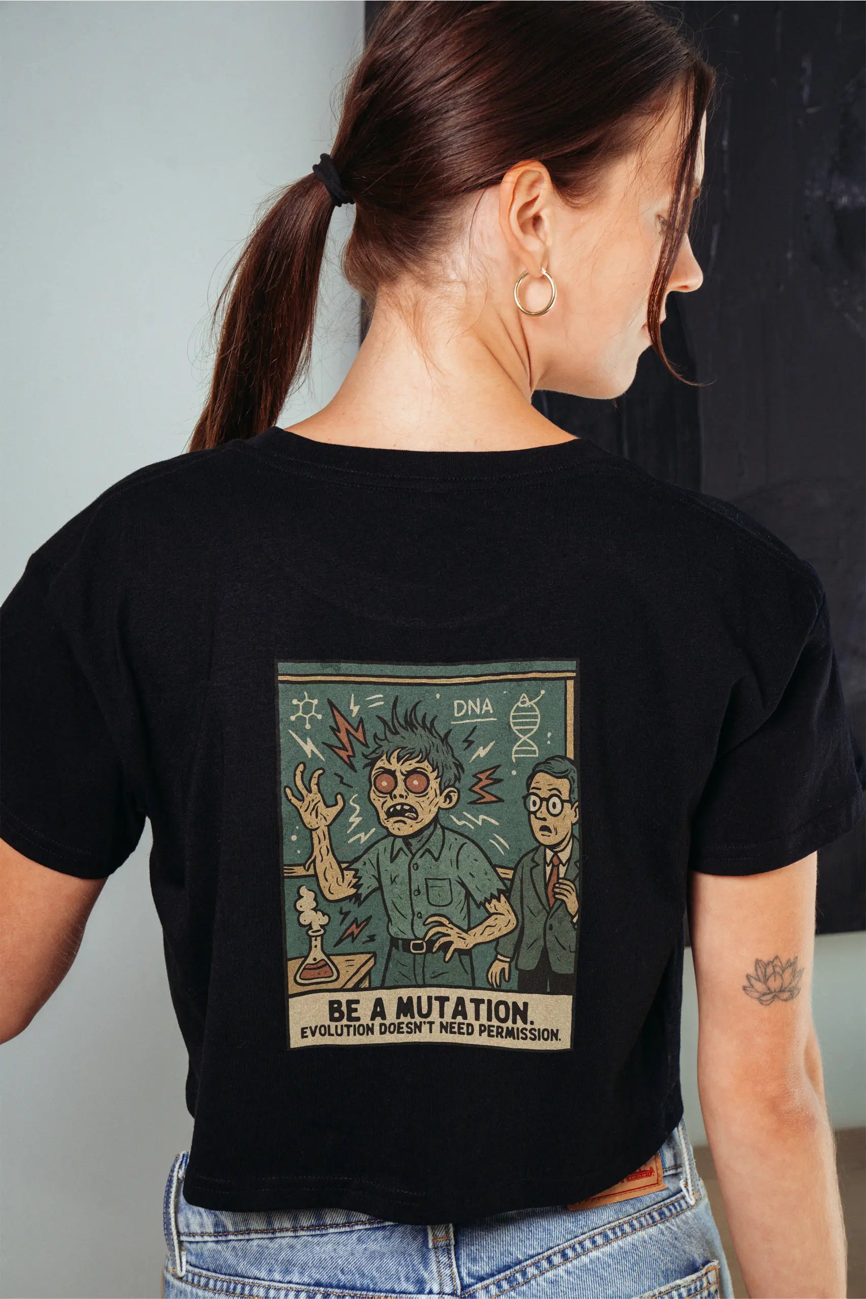 Be The Change! Crop Tee