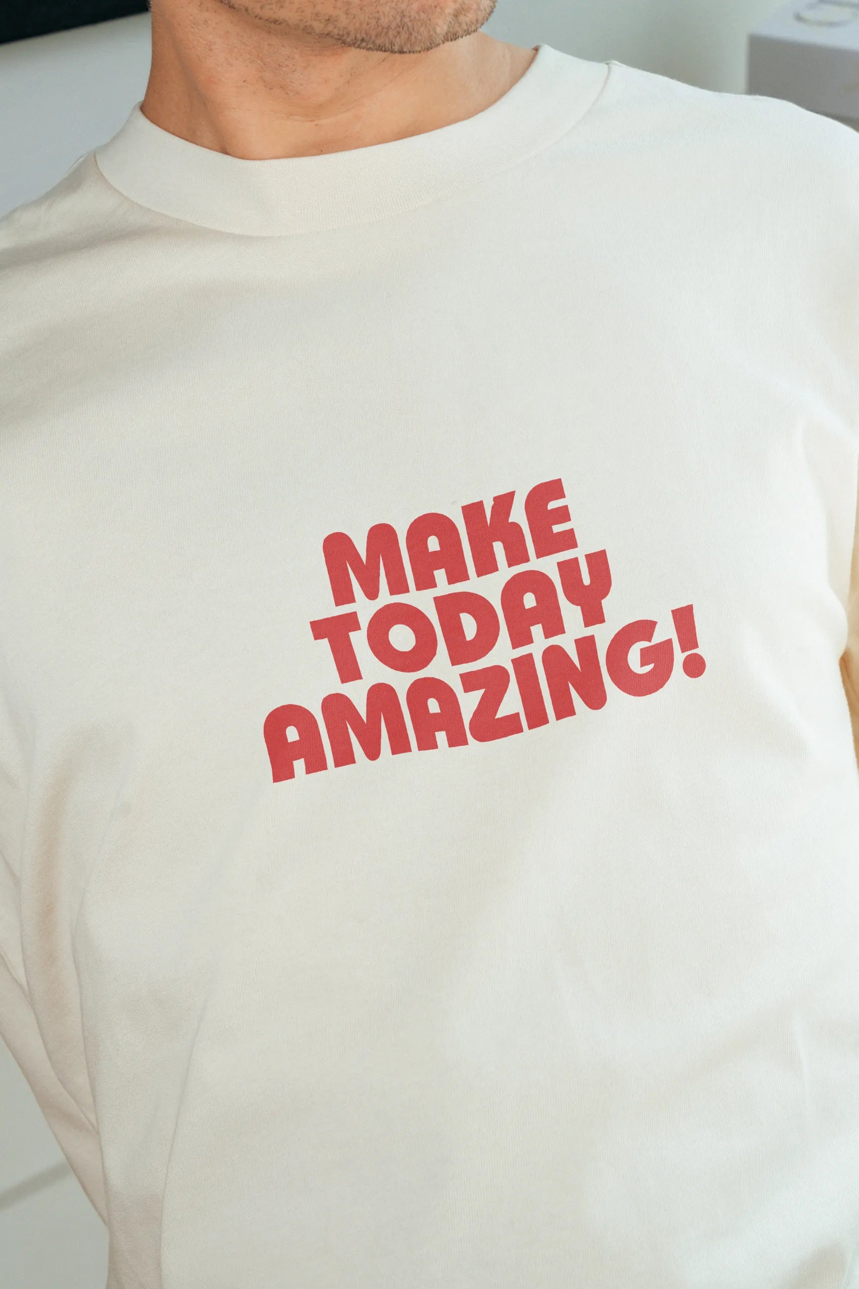 Make Today Amazing! Men's Oversized T-Shirt