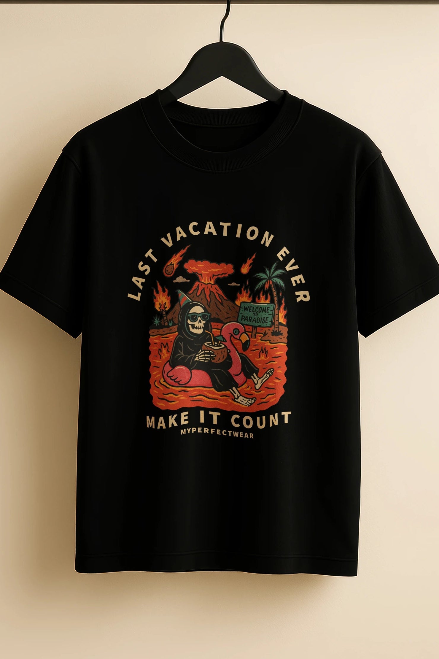 Last Vacation Ever! Men's Oversized T-Shirt