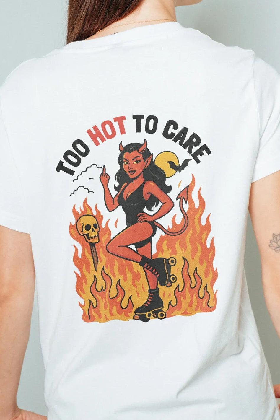 Too Hot to Care! Women’s T-Shirt