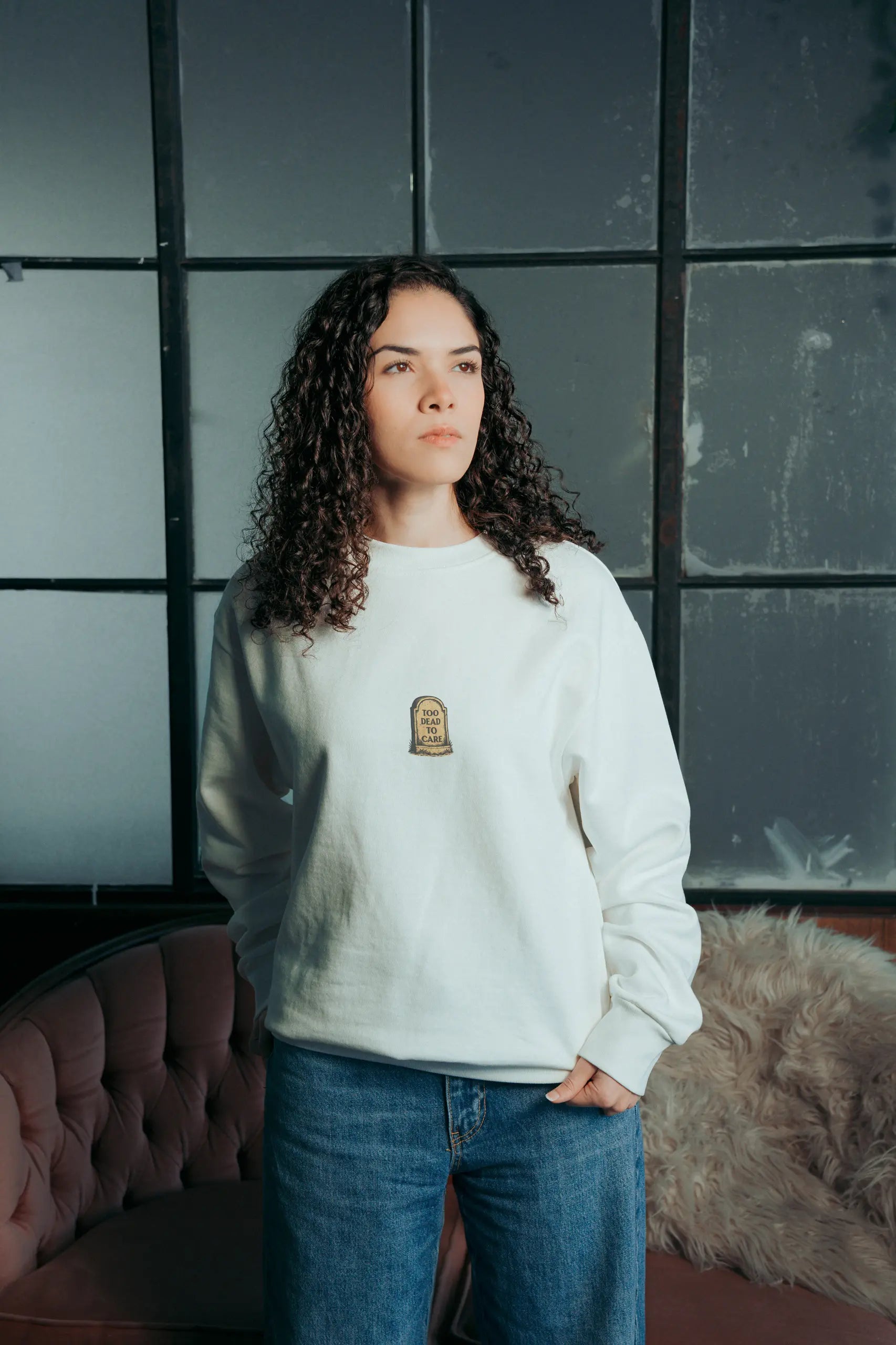 Too Dead to Care! Sweatshirt
