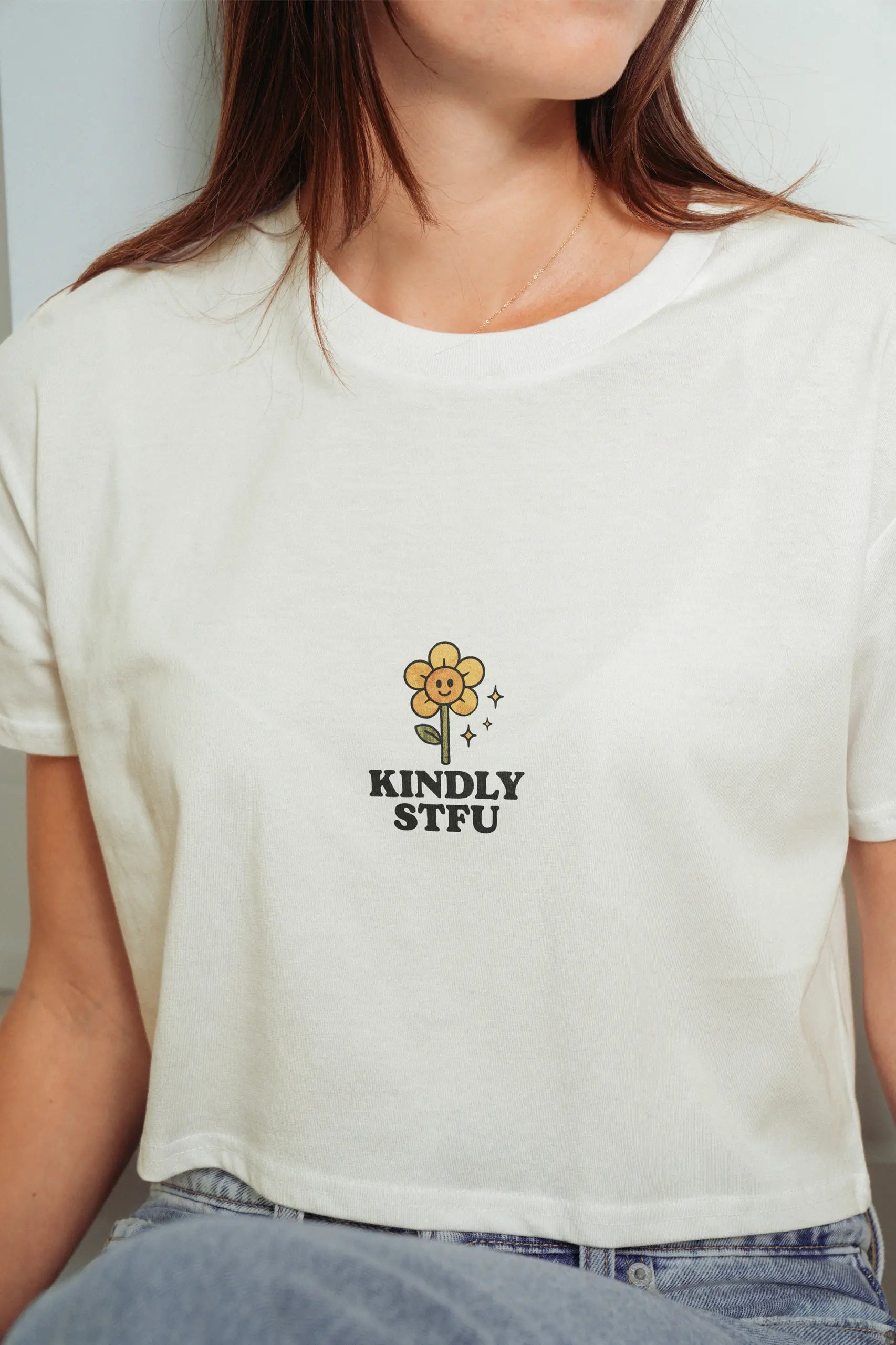Kindly STFU! Crop Tee
