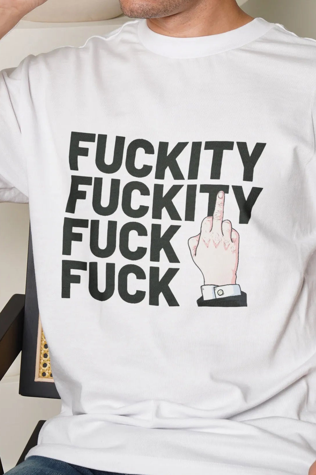 Fuckity Fuck! Men’s Oversized T-Shirt