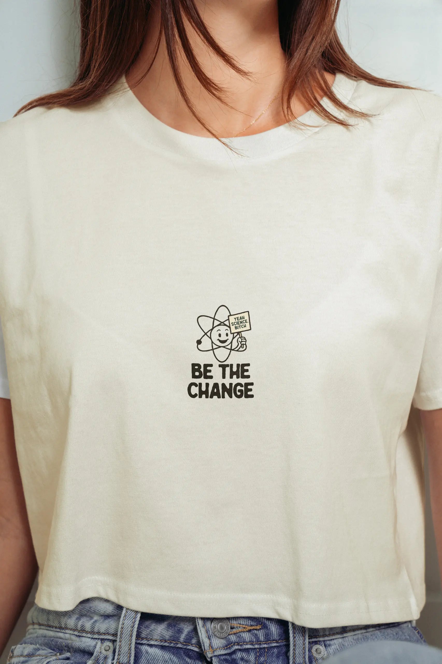 Be The Change! Crop Tee