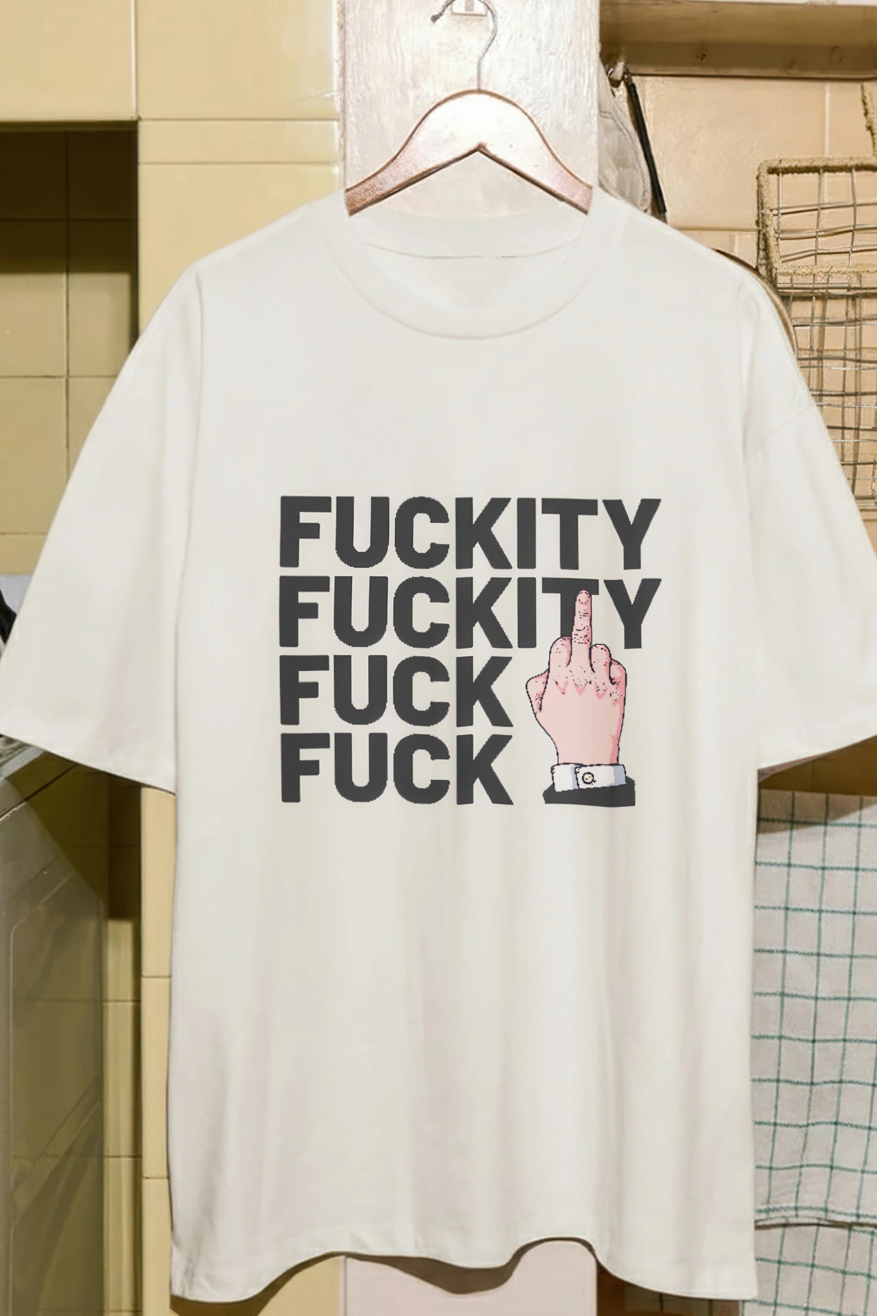 Fuckity Fuck! Men’s Oversized T-Shirt