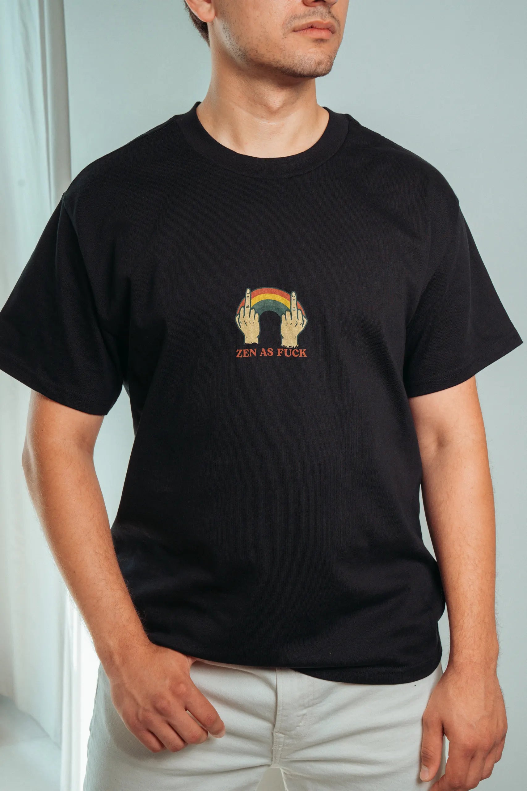 Zen as Fuck Men! Men’s Oversized T-Shirt