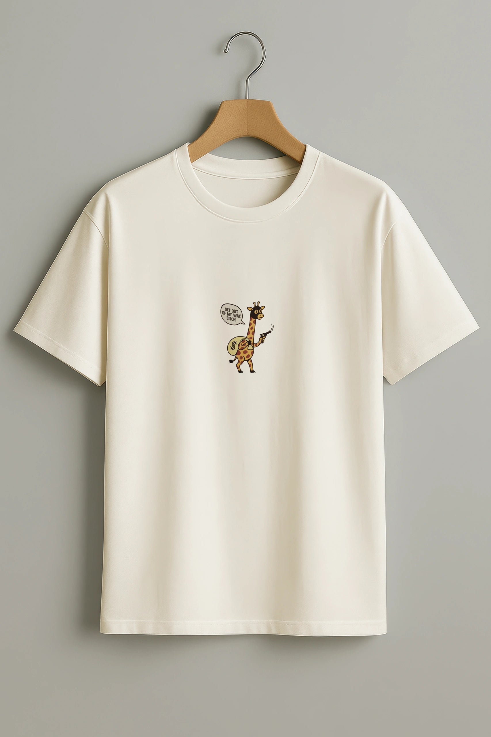 Get Out Of My Way Bitch! Men’s Oversized T-Shirt