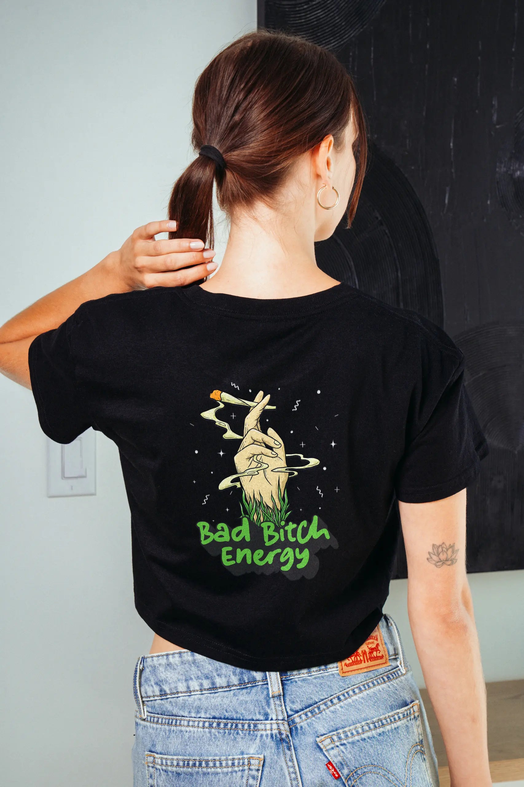 Bad Bitch Energy! Crop Tee