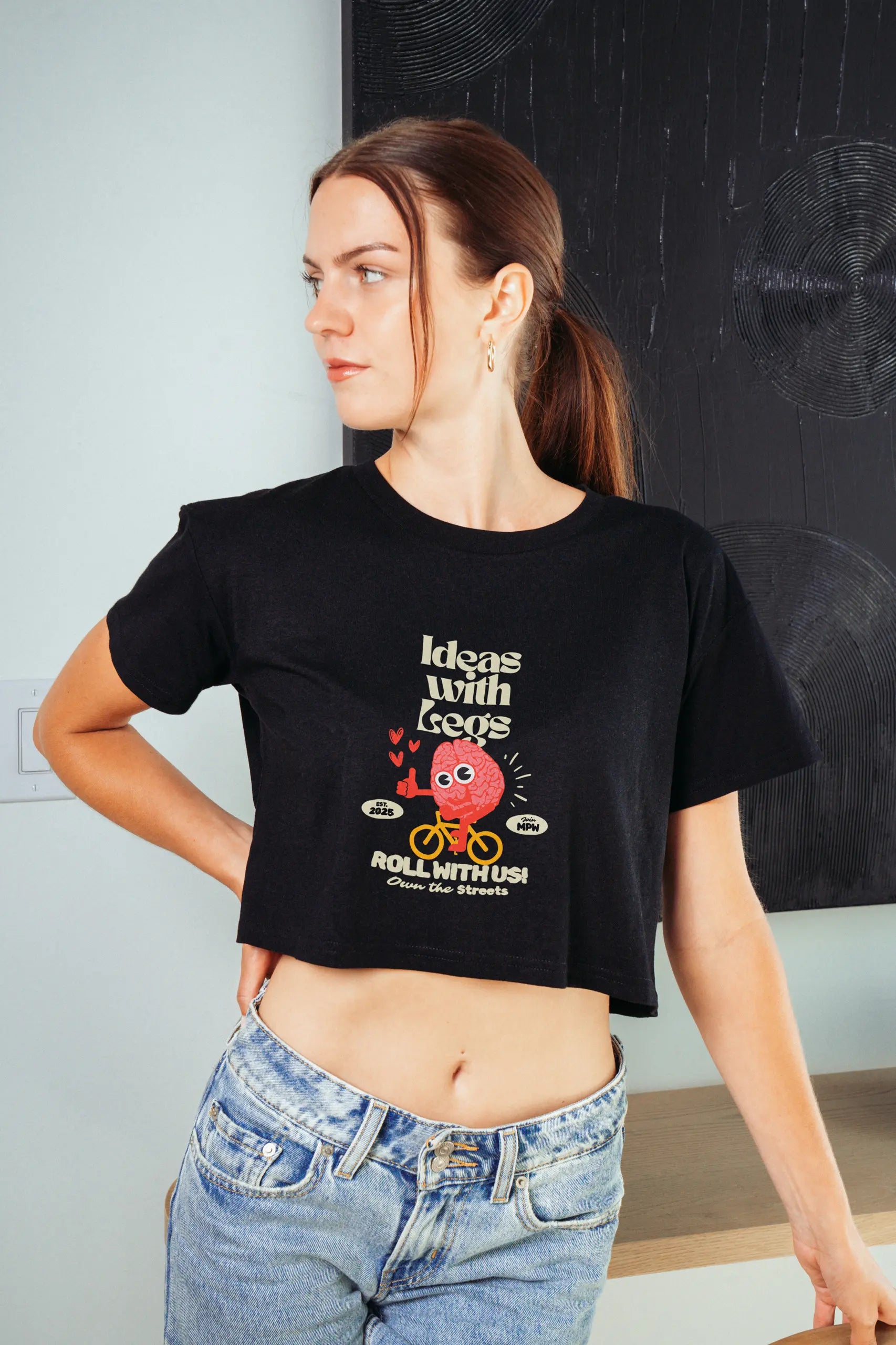 Ideas with Legs! Crop Tee
