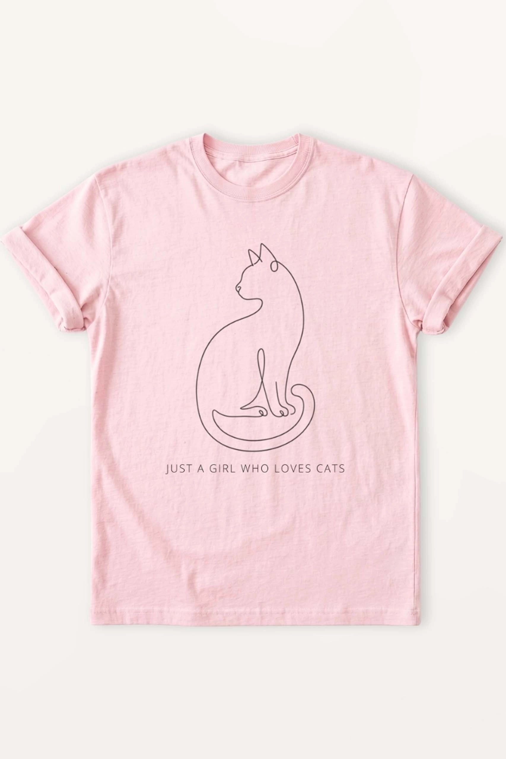 Just A Girl Who Loves Cats! Women’s T-Shirt