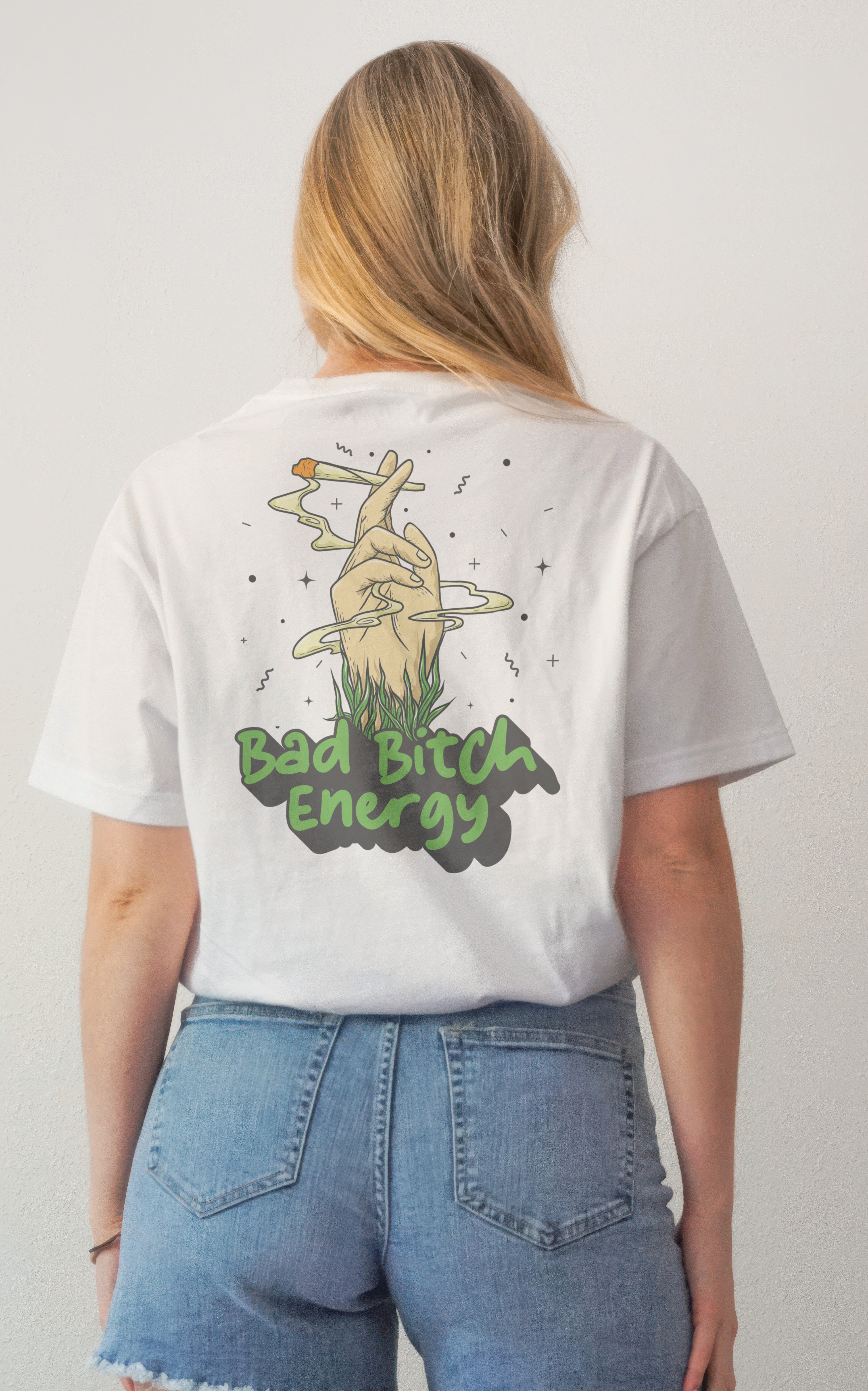 Bad Bitch Energy Oversized Women's T-Shirt