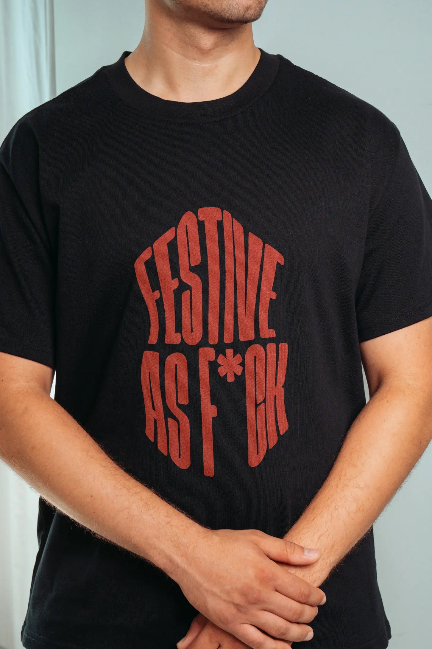 Festive as F*ck! Oversized T-Shirt