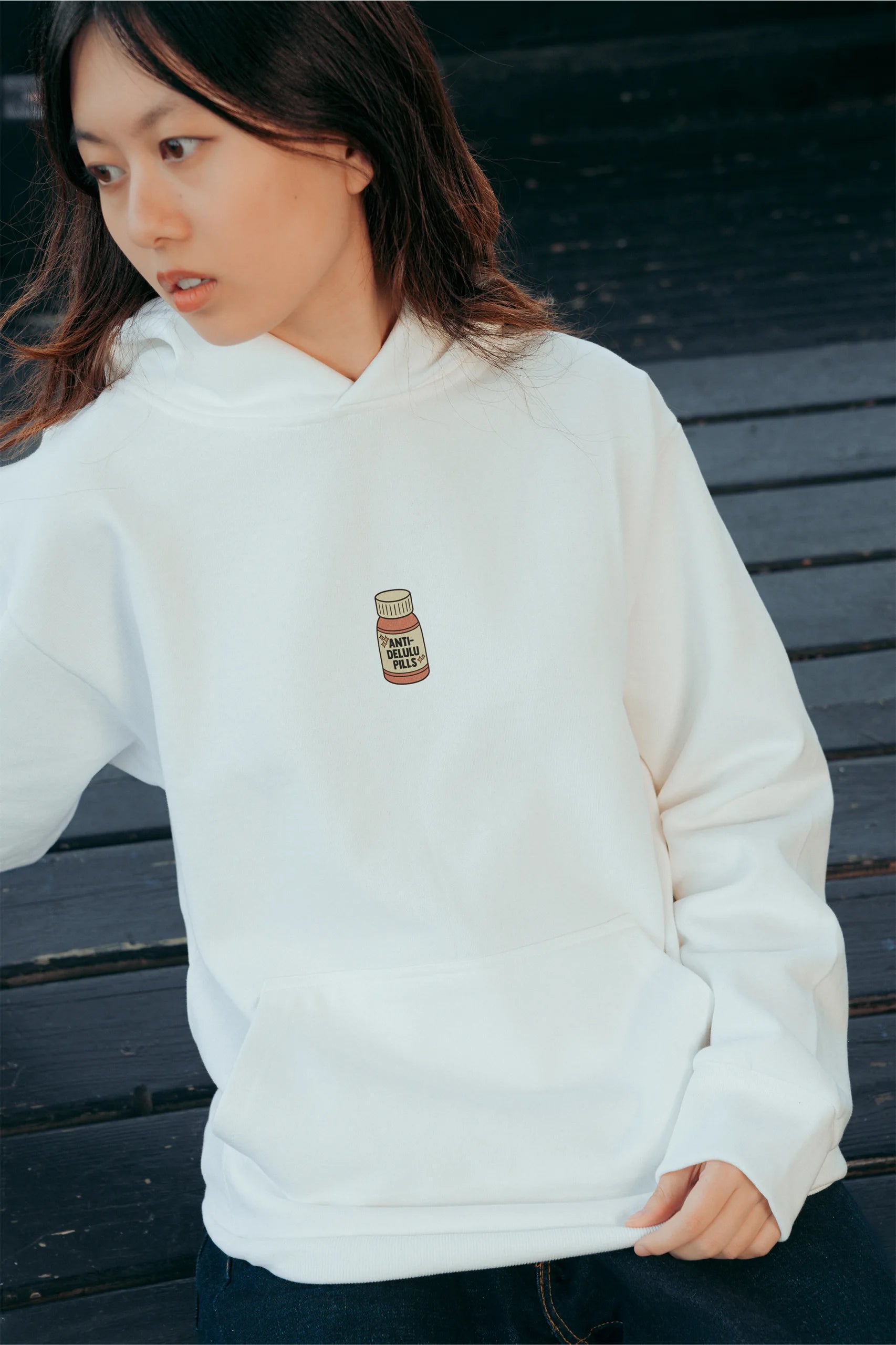 Anti-Delulu Pills! Hoodie