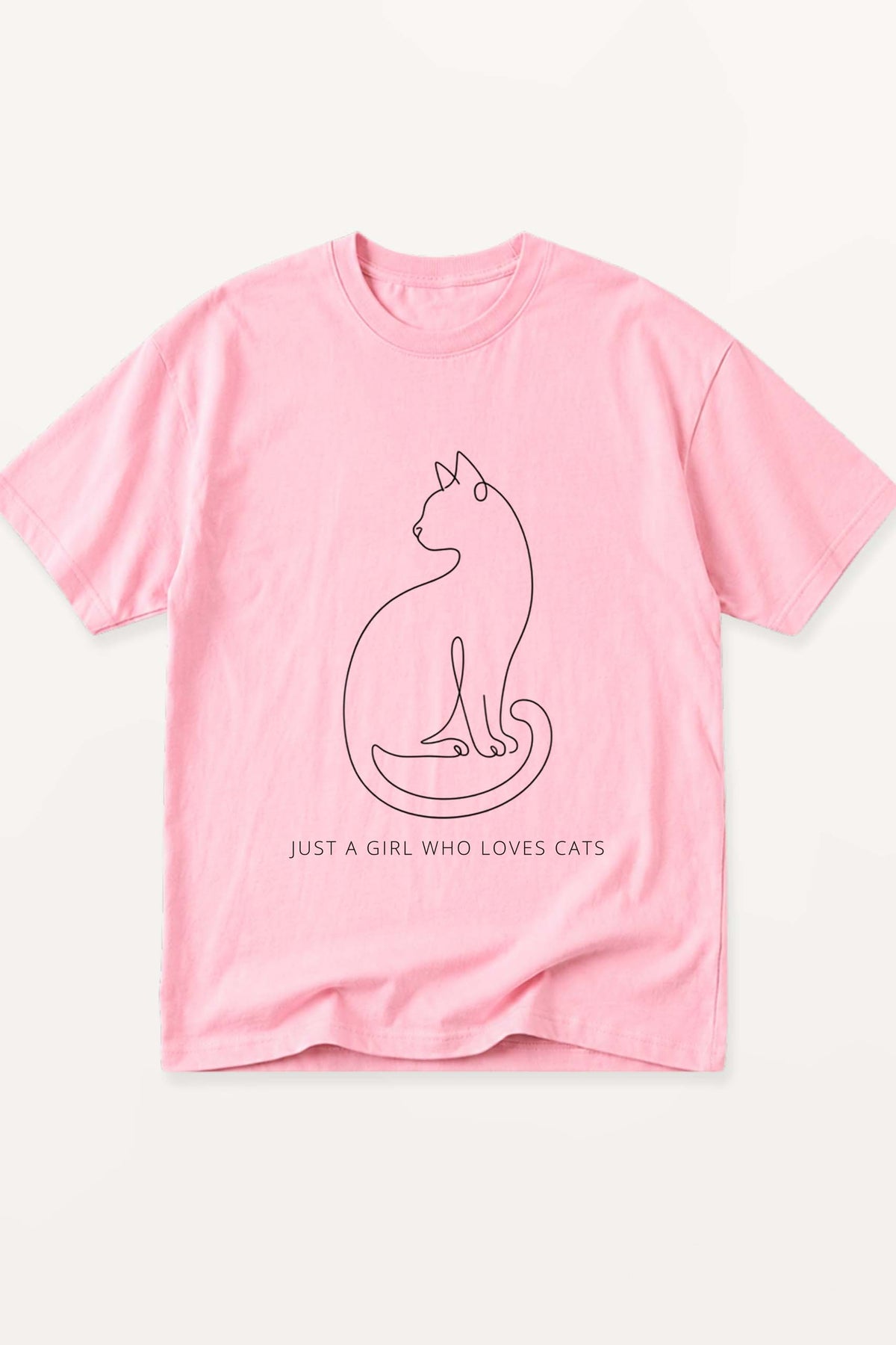 Just A Girl Who Loves Cats! T-Shirt