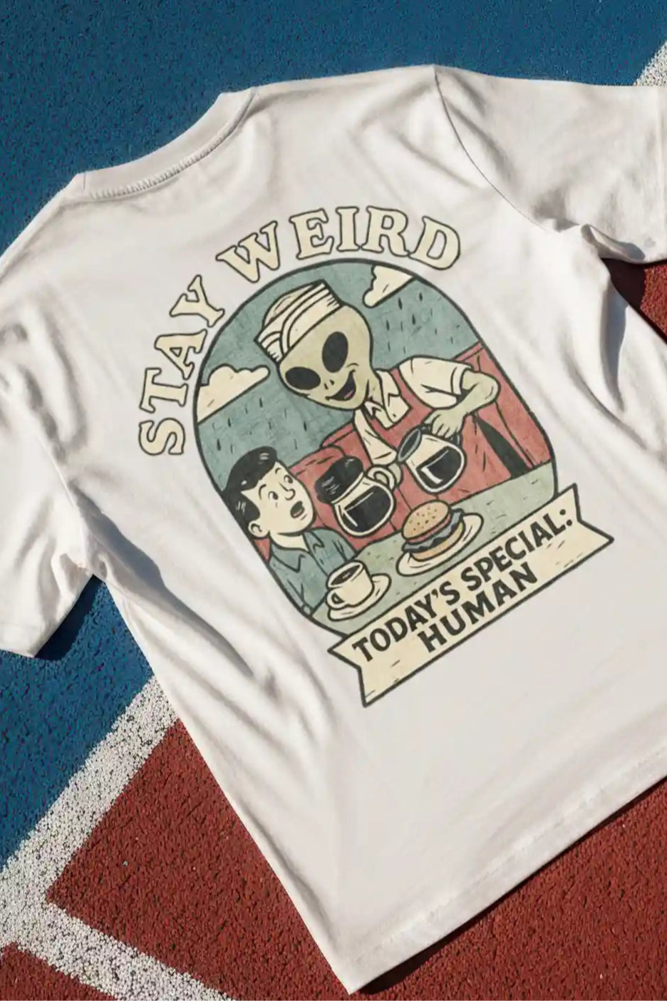 Stay Weird! Women's Oversized T-Shirt