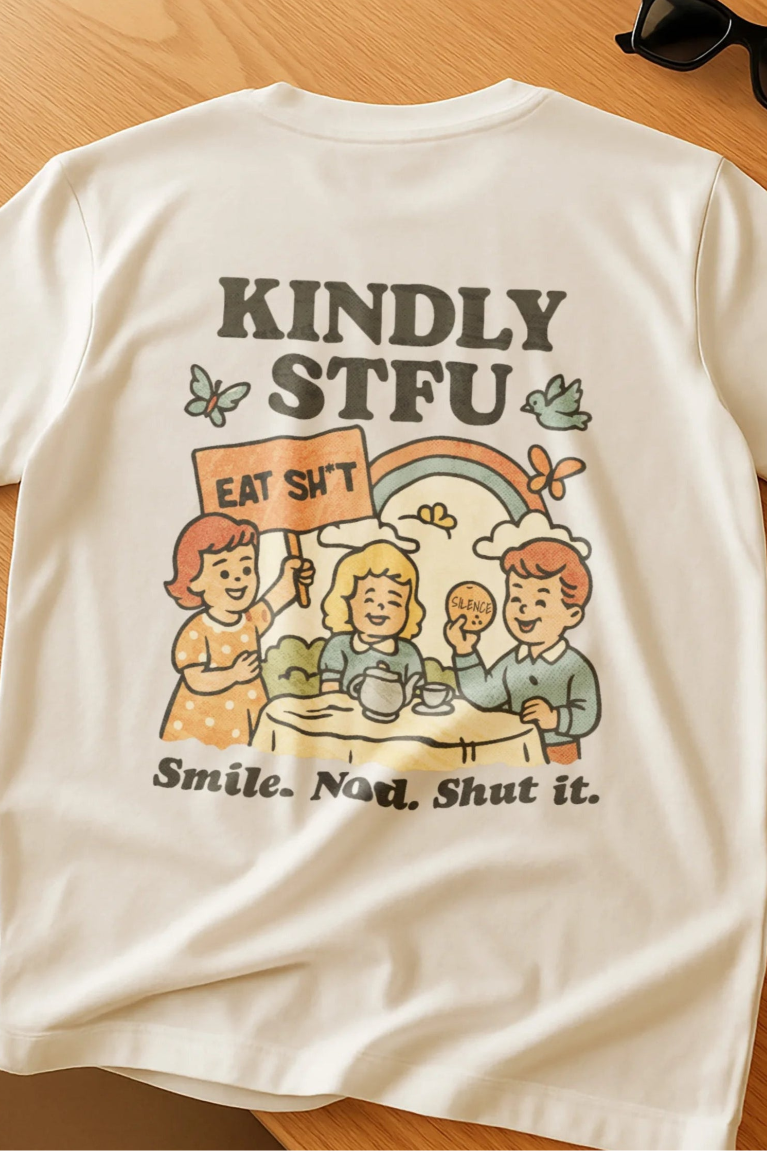 Kindly STFU! Women's Oversized T-Shirt