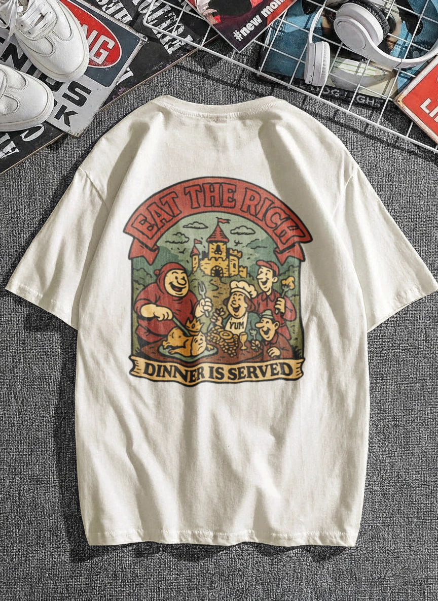 Eat The Rich! Women's Oversized T-Shirt
