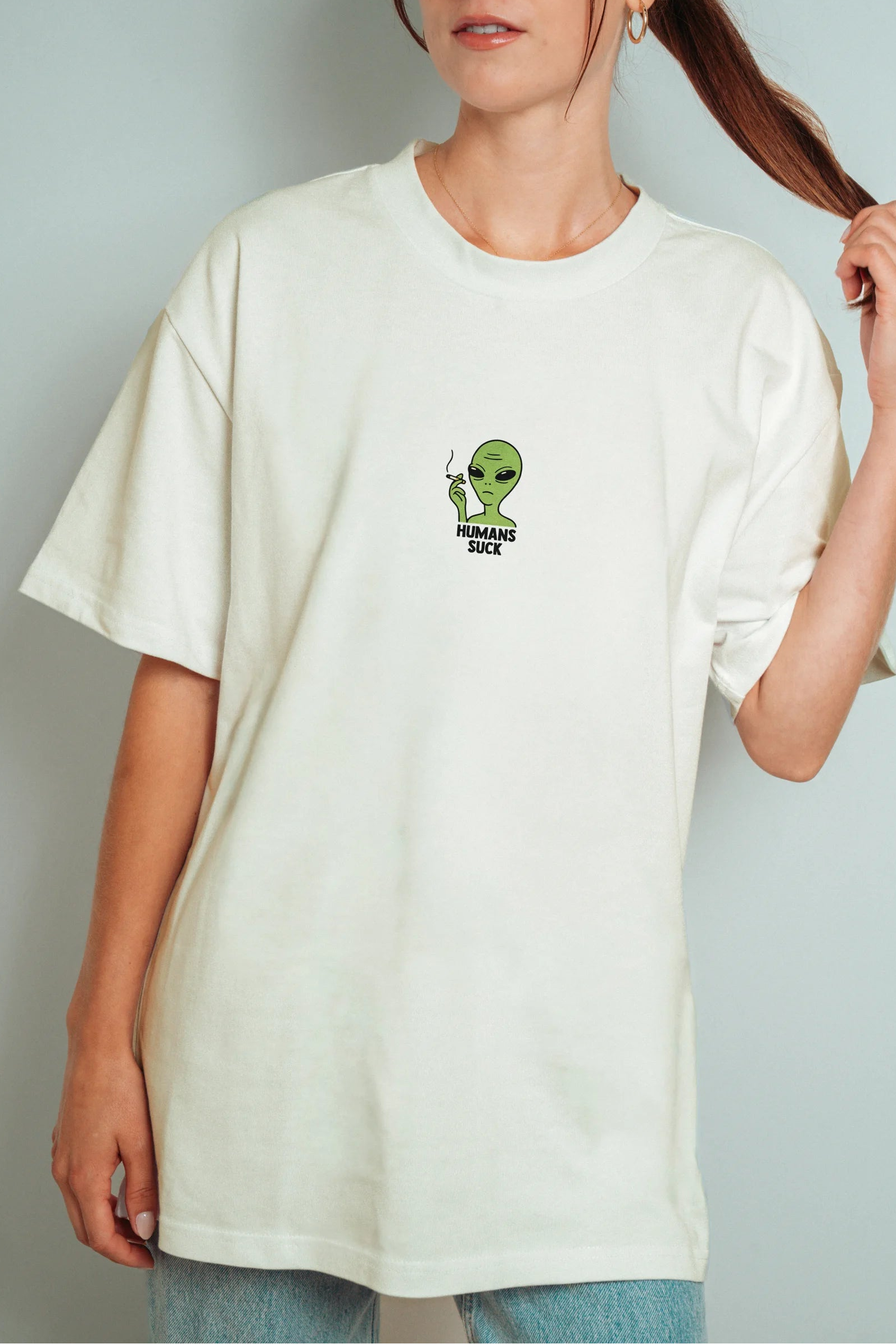 Humans Suck! Oversized T-Shirt